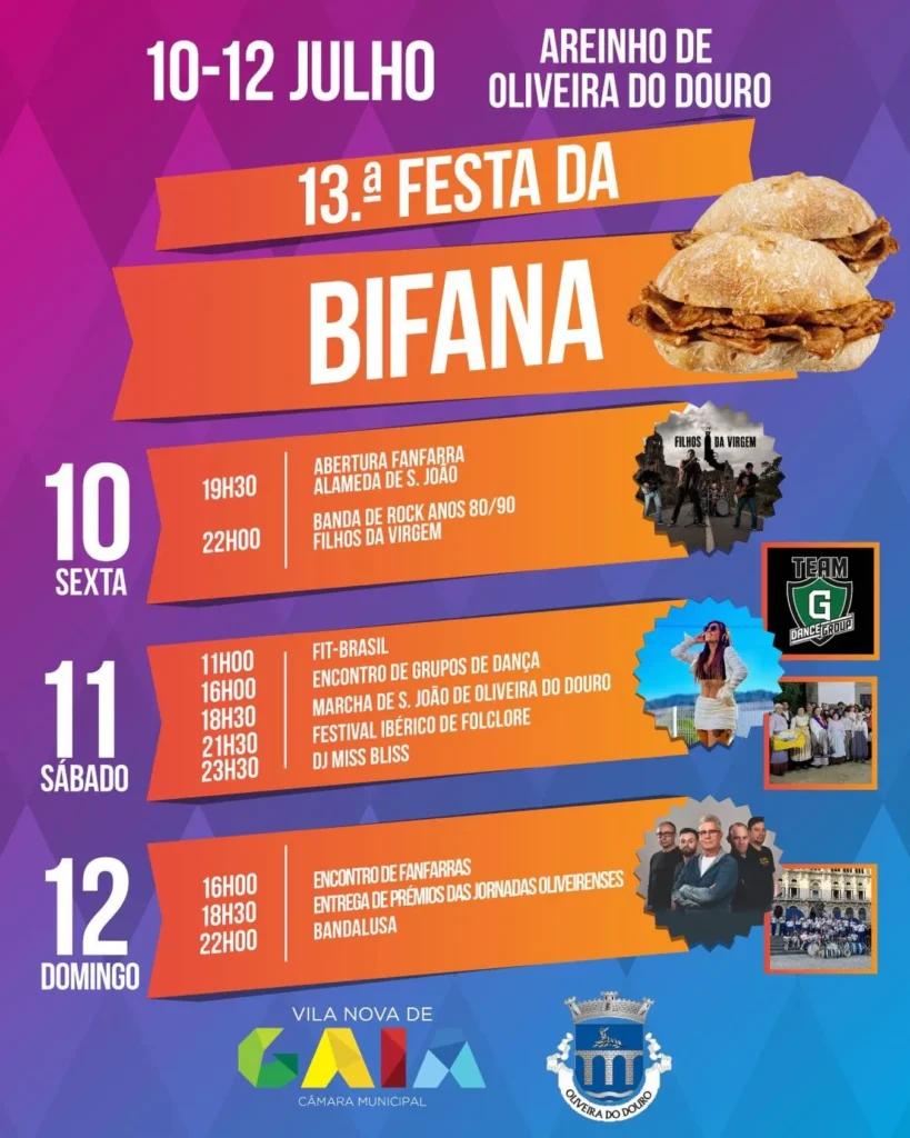 Festas de Oliveira do Douro (Bifana) 2026