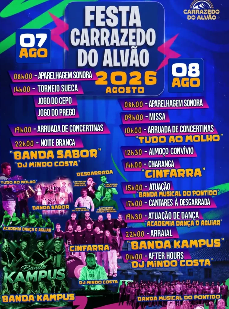 Festas de Carrazedo do Alvão 2026