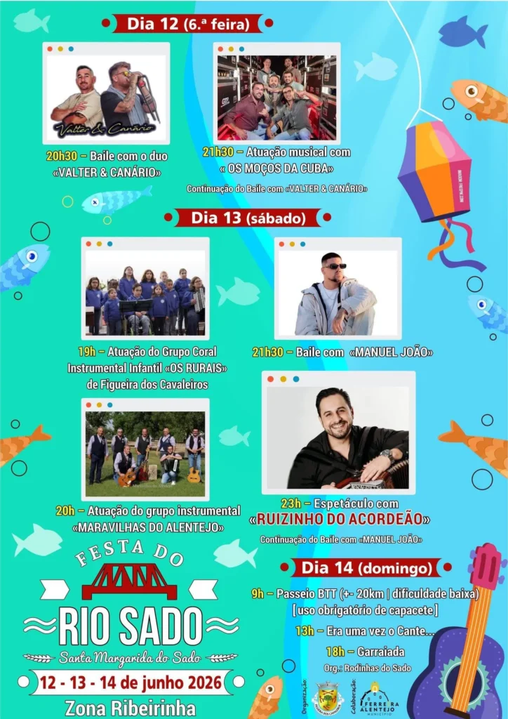 Festas de Santa Margarida do Sado 2026