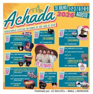 Festas da Achada (São João) 2026