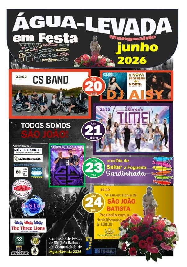 Festas de Água-Levada, Mangualde 2026