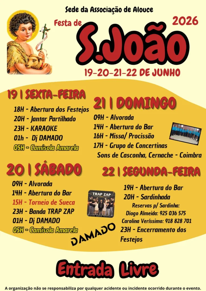 Festas de Alcouce (São João) 2026