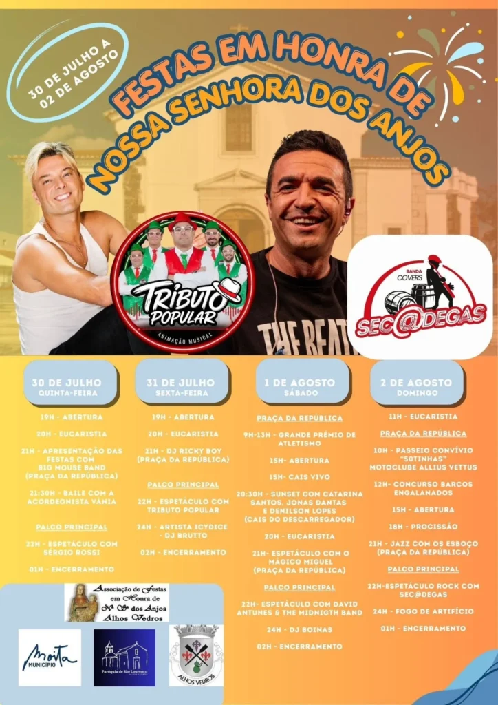 Festas de Alhos Vedros (Senhora dos Anjos) 2026