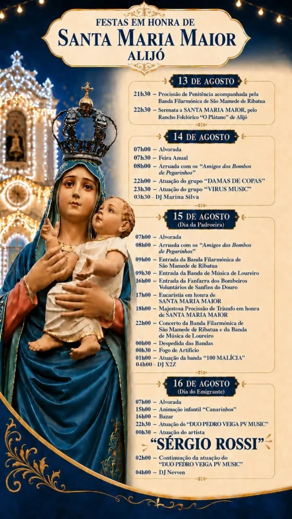 Festas de Alijó (Santa Maria Maior) 2026