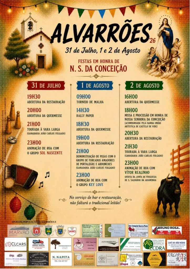 Festas de Alvarrões (Senhora da Conceição) 2026