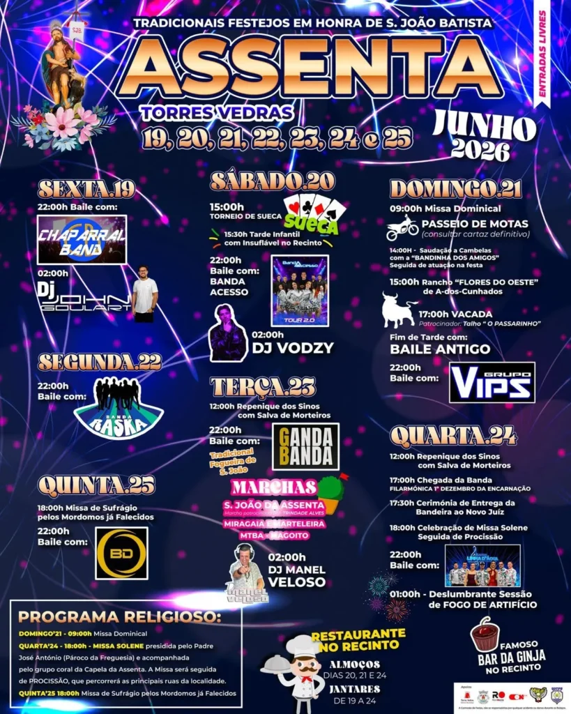Festas de Assenta (Torres Vedras) 2026