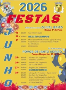 Festas da Autarquia – Olival Basto e Póvoa de Santo Adrião 2026