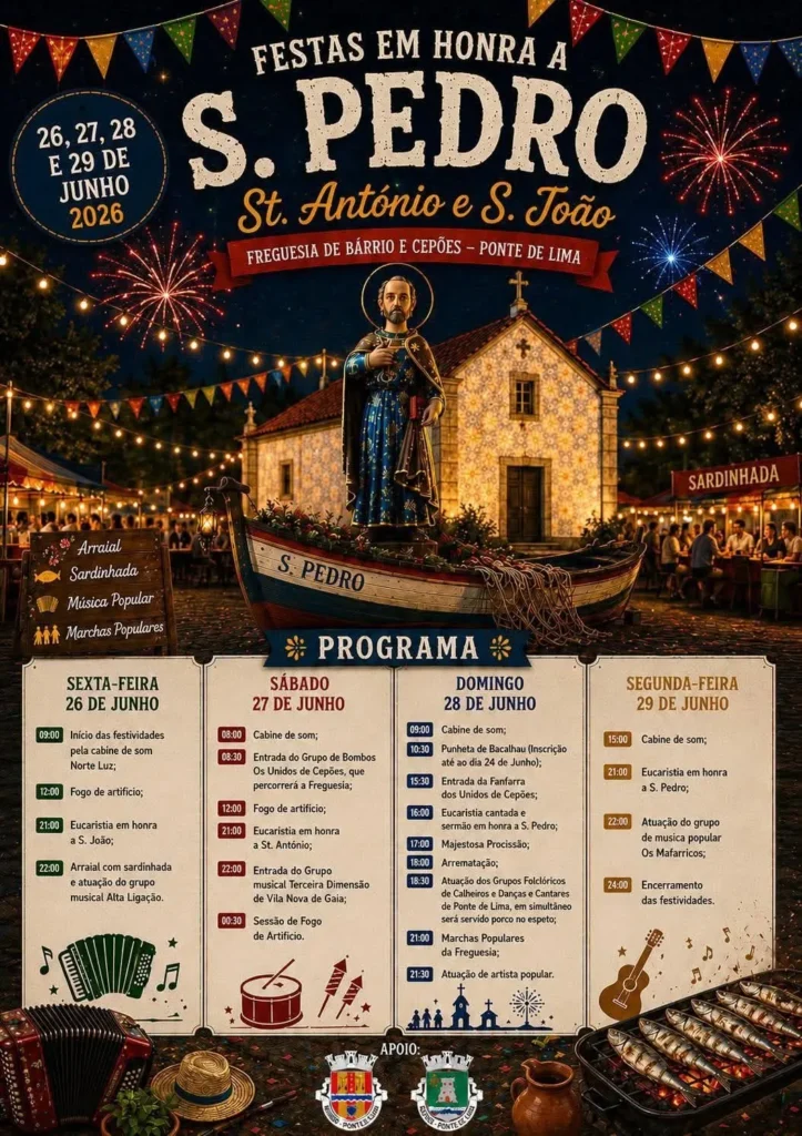 Festas de Cepões (São Pedro) 2026