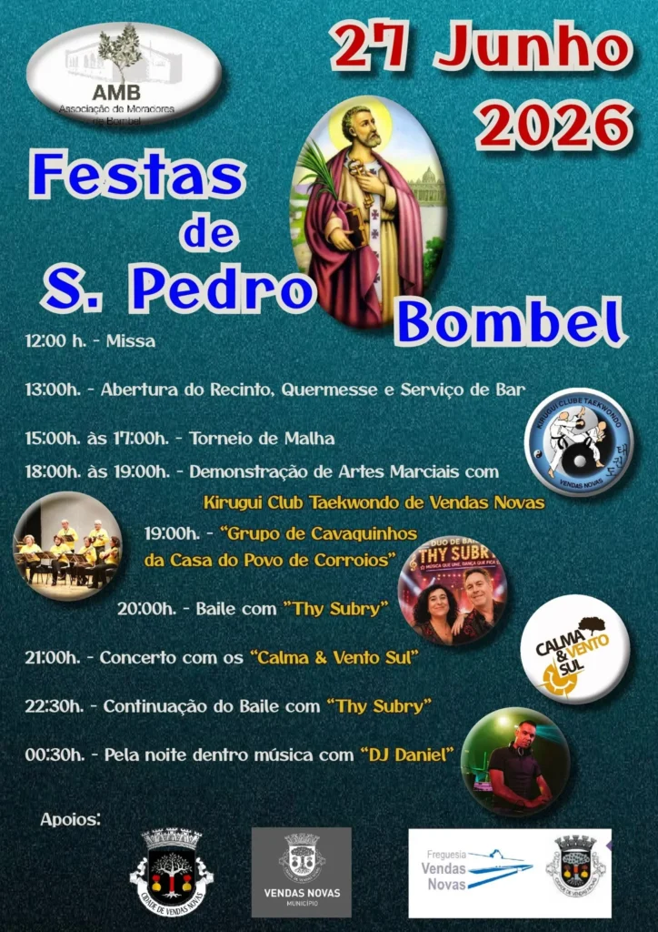 Festas de Bombel (São Pedro) 2026