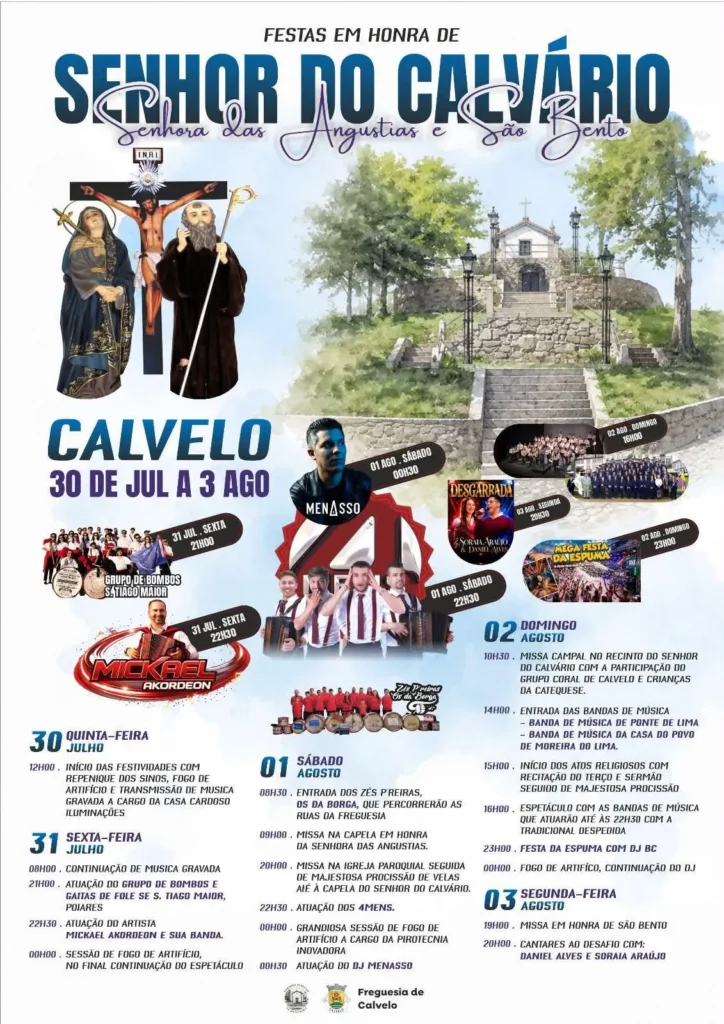 Festas de Calvelo (Senhor do Calvário) 2026