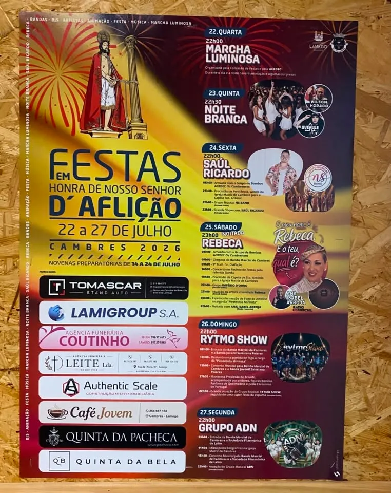 Festas de Cambres (Senhor De Aflição) 2026