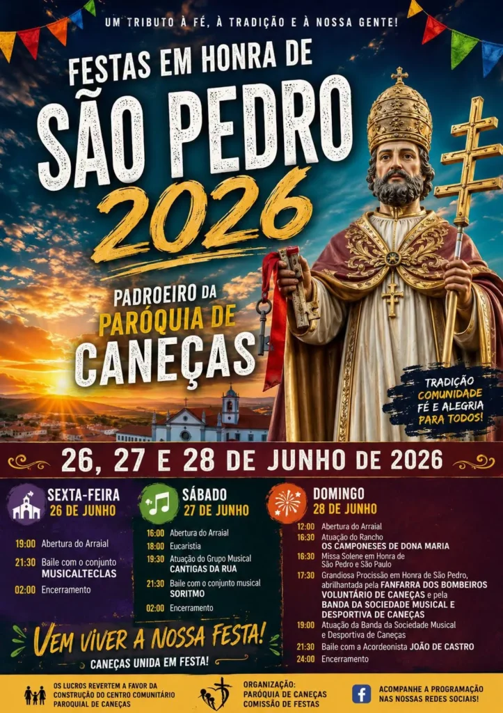 Festas de Caneças (São Pedro) 2026
