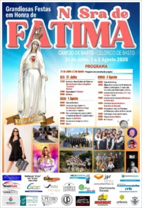 Festas de Canedo de Basto (Senhora de Fátima) 2026