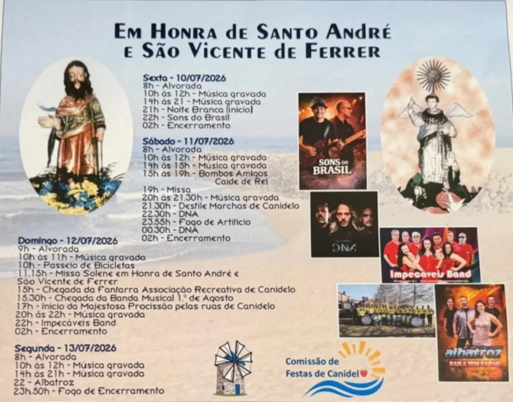 Festas de Canidelo (Santo André) 2026