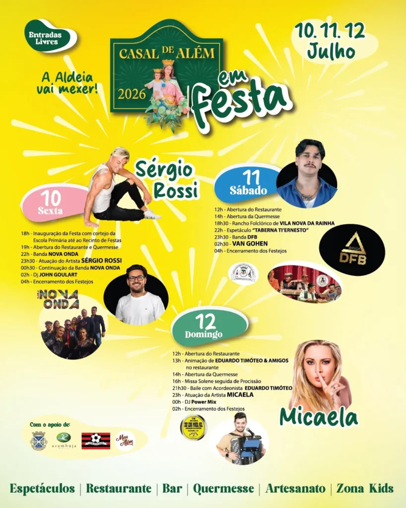 Festas de Casal de Além 2026