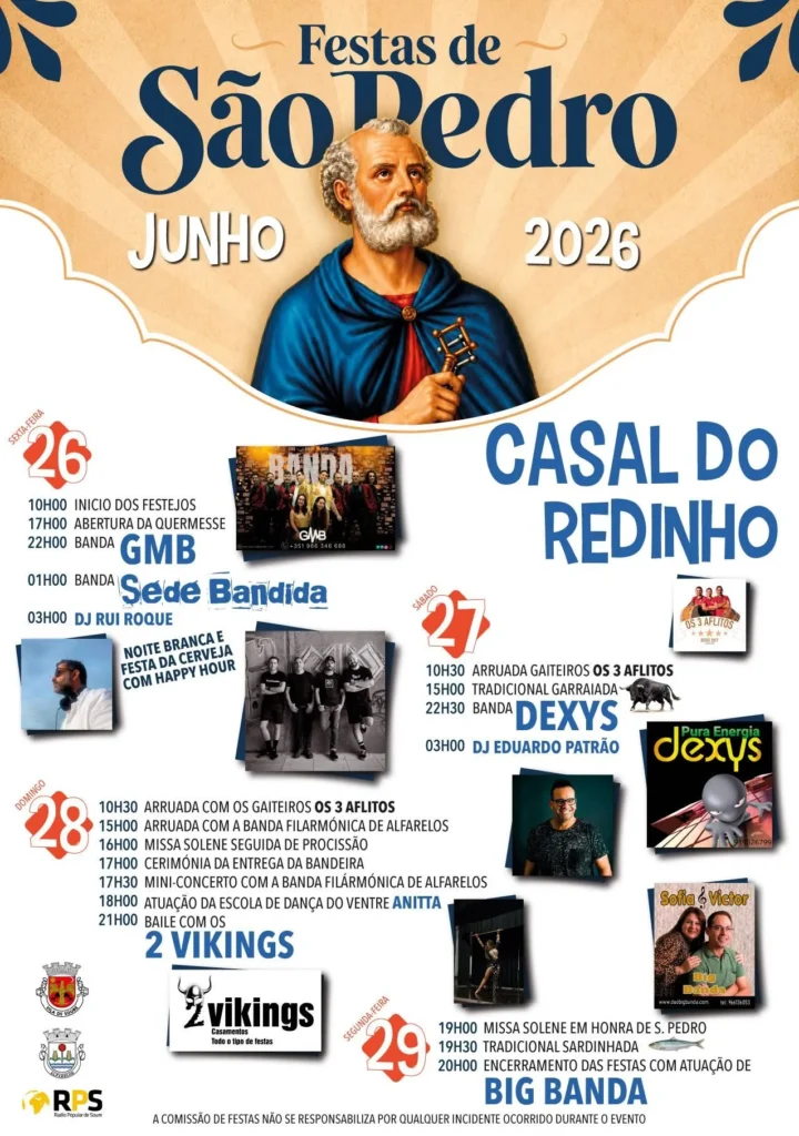 Festas de Casal do Redinho (São Pedro) 2026