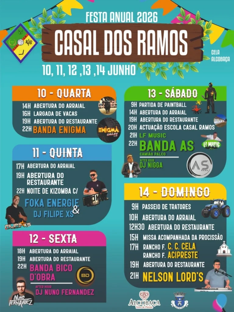 Festas de Casal dos Ramos 2026