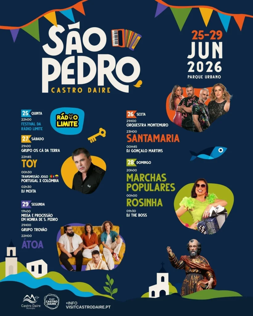 Festas de Castro Daire (São Pedro) 2026
