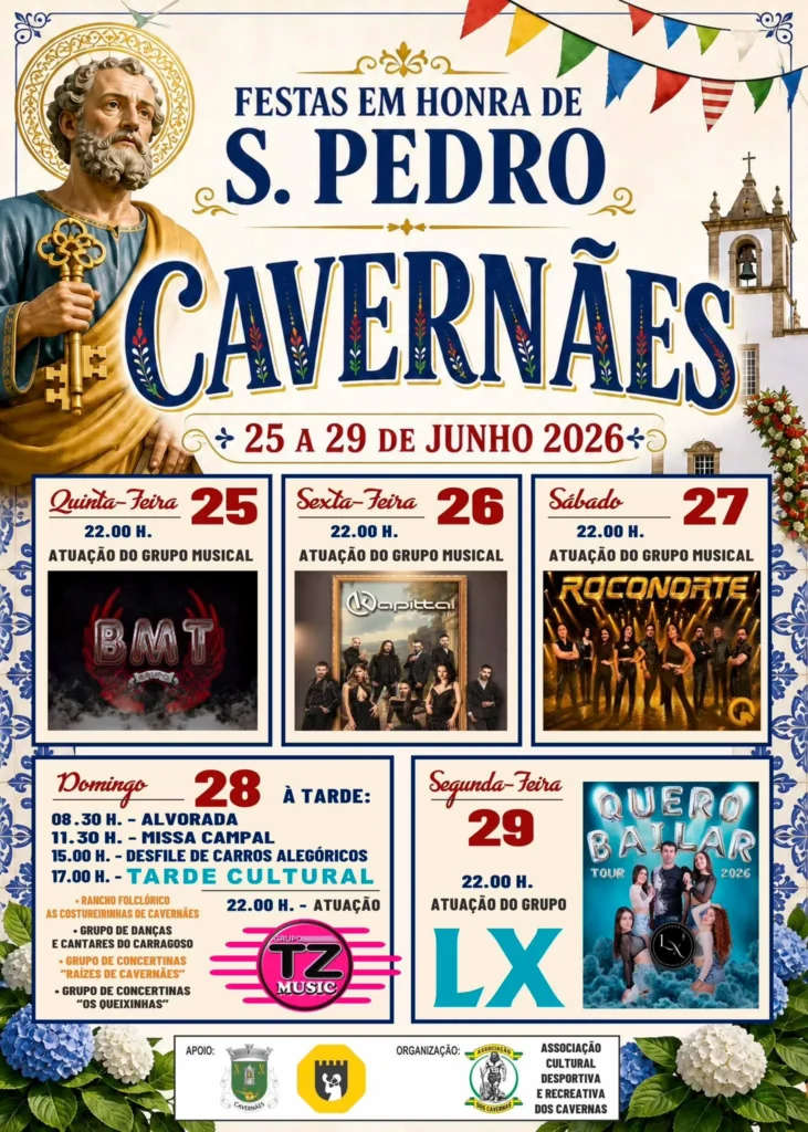 Festas de Cavernães (São Pedro) 2026