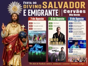Festas de Cervães, Vila Verde (Divino Salvador) 2026