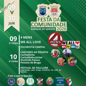 Festas de Gerizes 2026 em São Pedro de Merelim