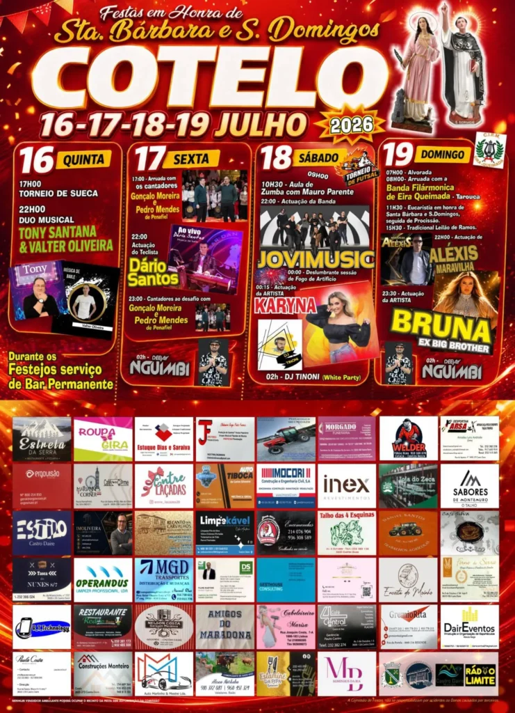 Festas de Cotelo (Santa Bárbara) 2026