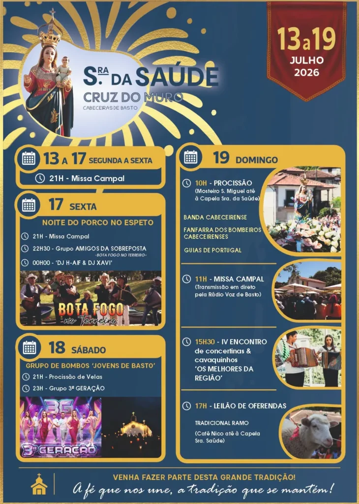 Festas de Cruz do Muro (Senhora da Saúde) 2026