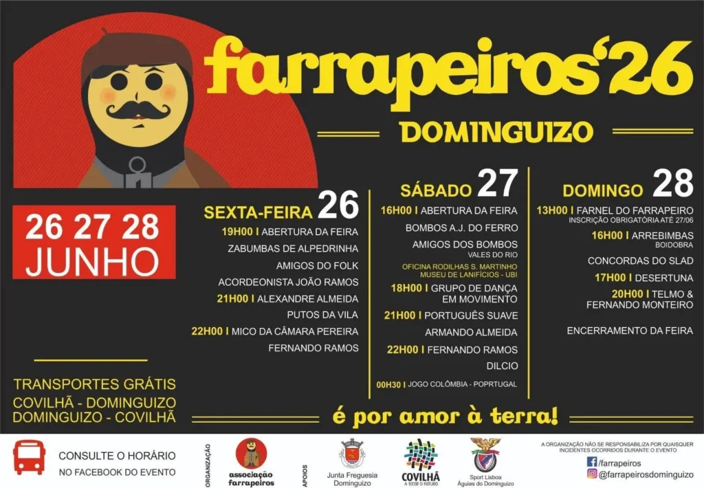 Festas de Dominguizo (Farrapeiros) 2026