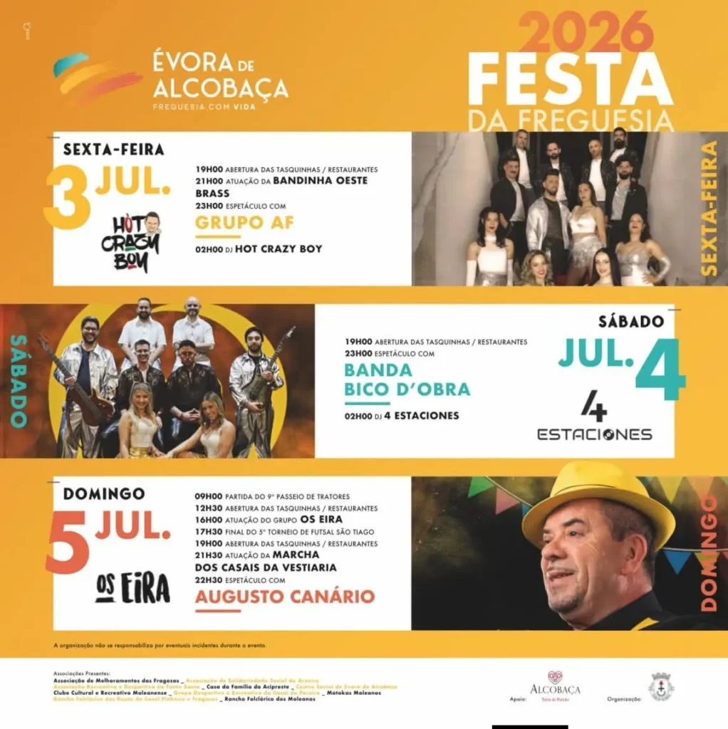 Festas de Évora de Alcobaça 2026