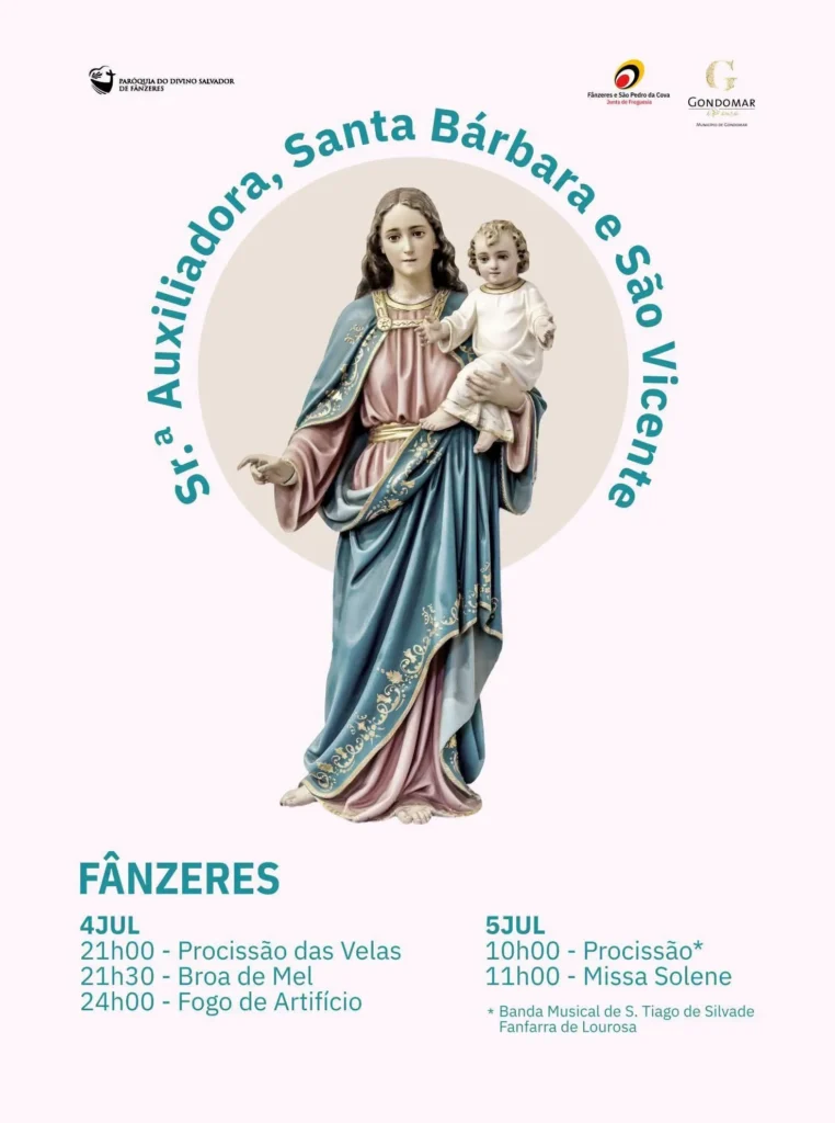 Festas de Fânzeres (Senhora Auxiliadora) 2026