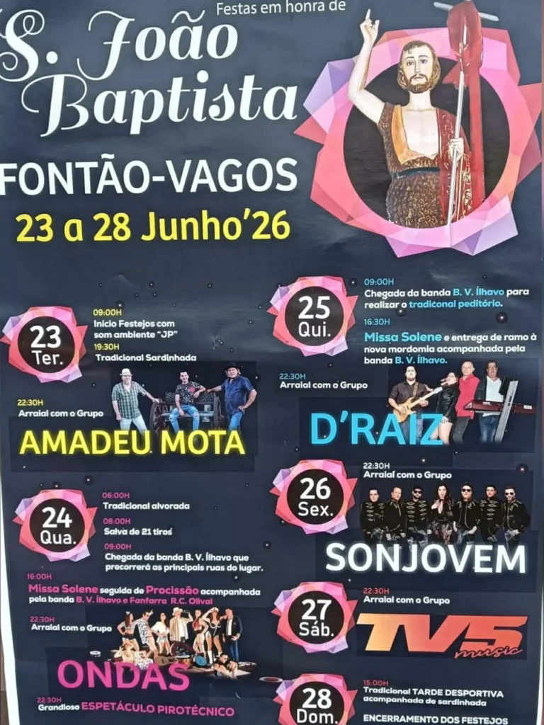Festas de Fontão, Vargos (São João) 2026