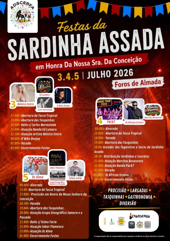 Festas de Foros de Almada (Sardinha Assada) 2026
