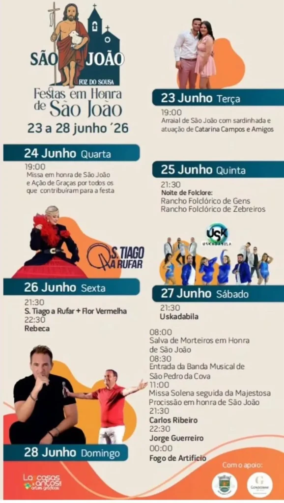 Festas de Foz do Sousa (São João) 2026
