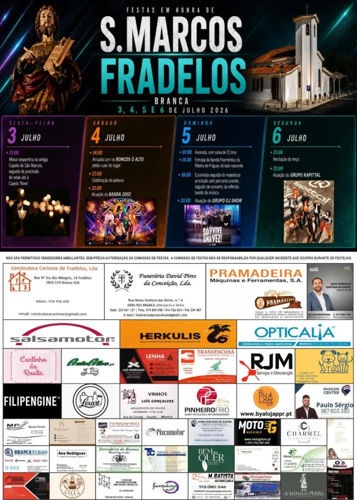 Festas de Fradelos (São Marcos) 2026