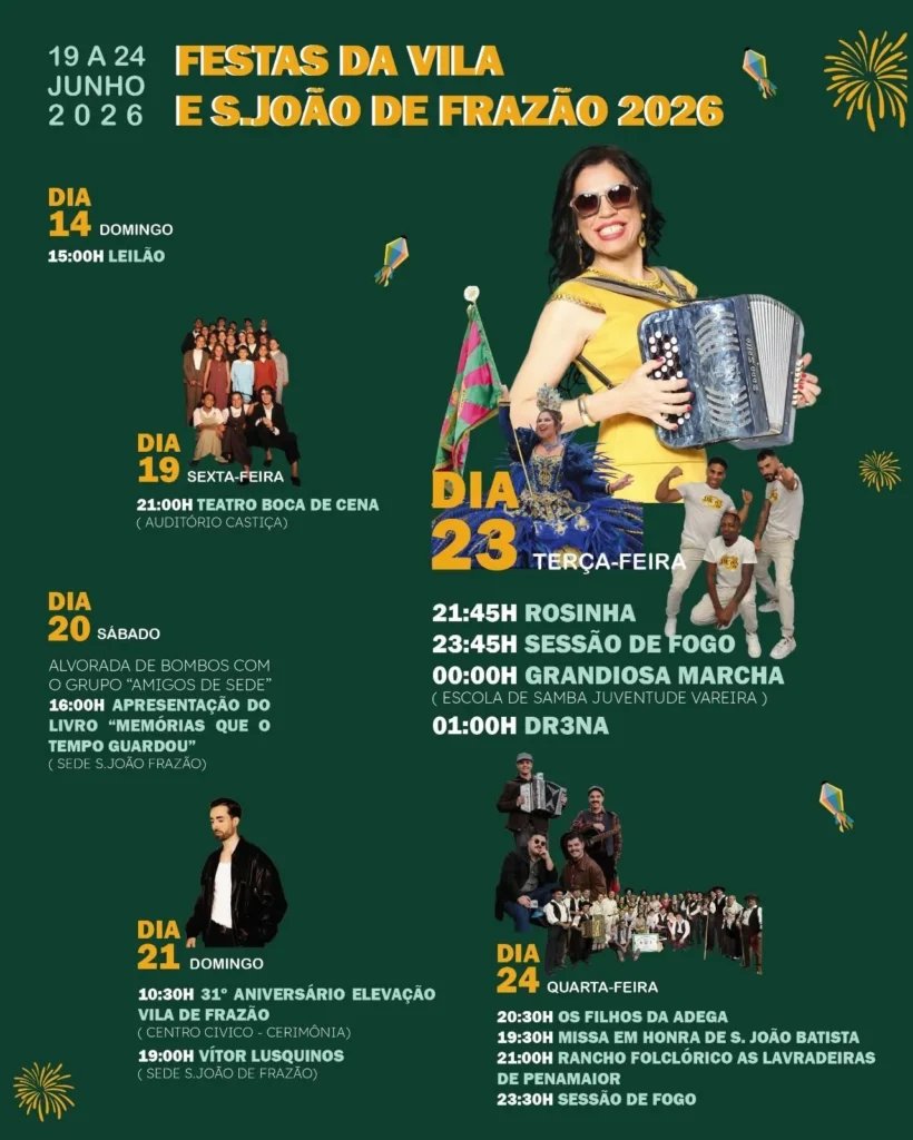 Festas de Frazão 2026
