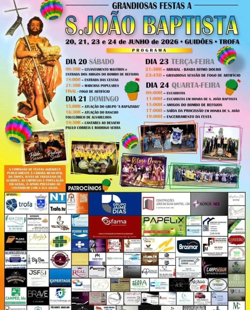Festas de Guidões, Trofa (São João) 2026