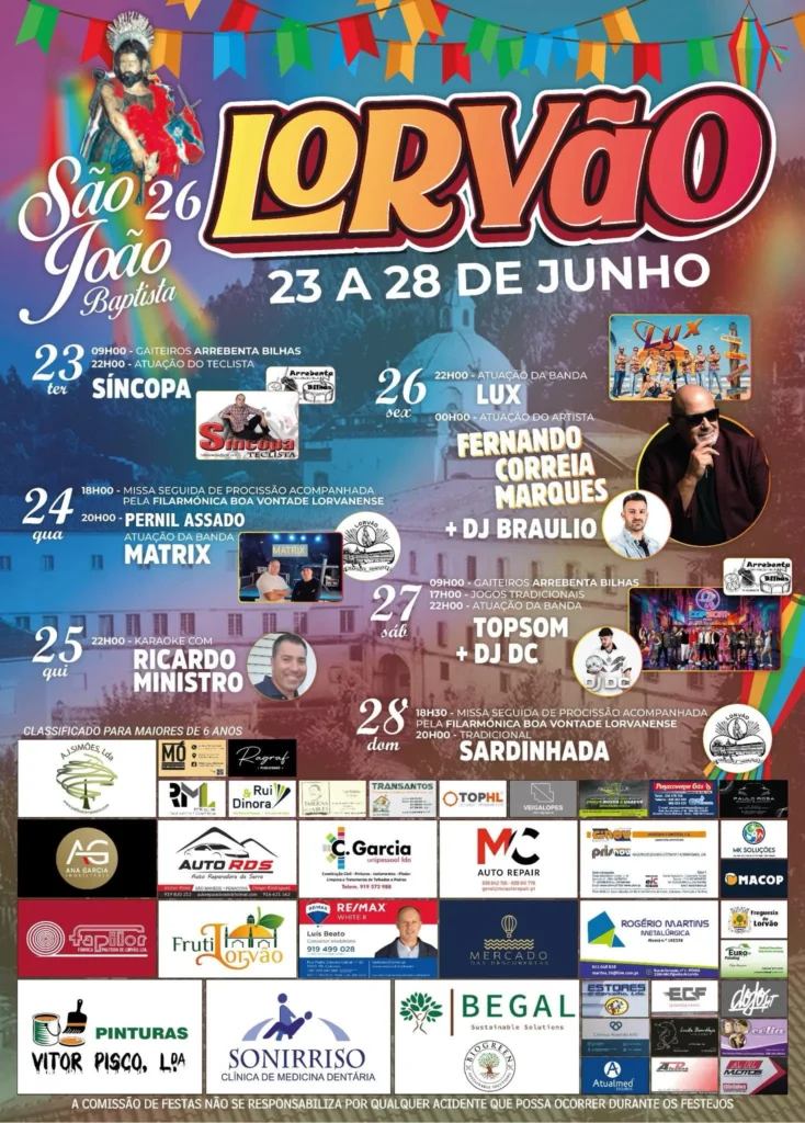 Festas de Lorvão (São João) 2026