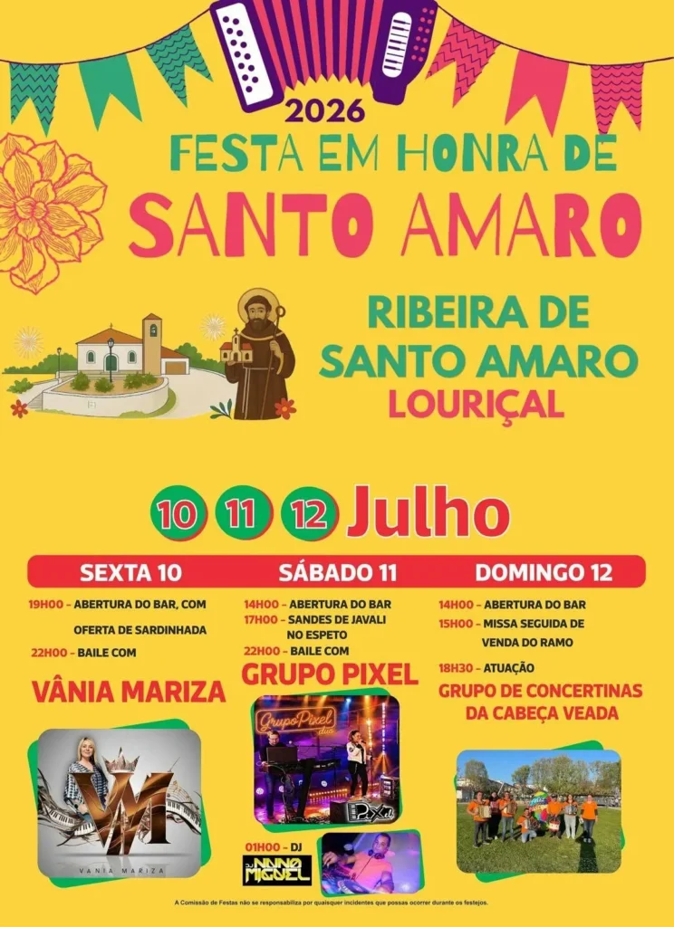 Festas de Louriçal (Santo Amaro) 2026