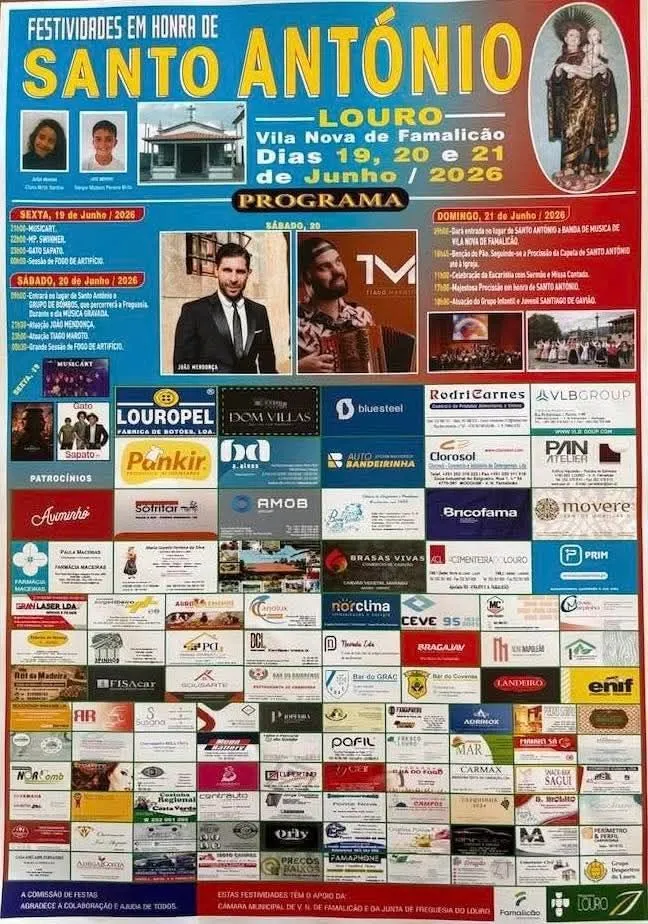 Festas de Louro, Vila Nova de Famalicão 2026