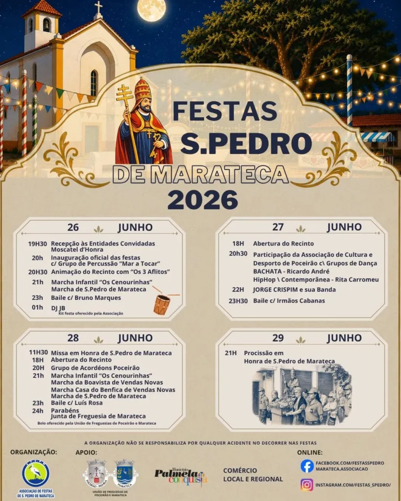 Festas de Marateca (São Pedro) 2026