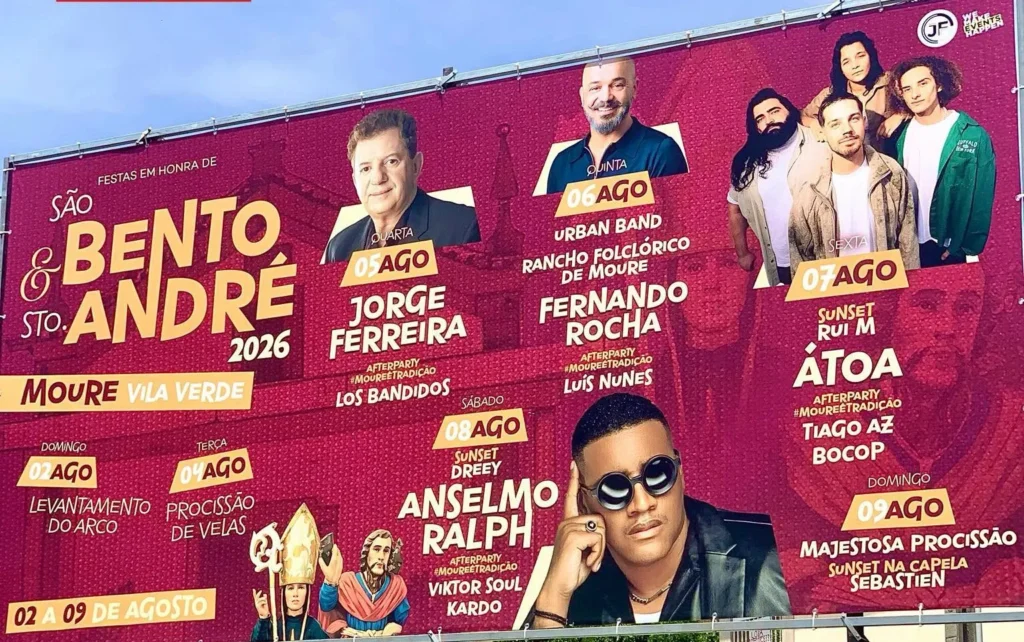 Festas de Moure, Vila Verde (São Bento) 2026