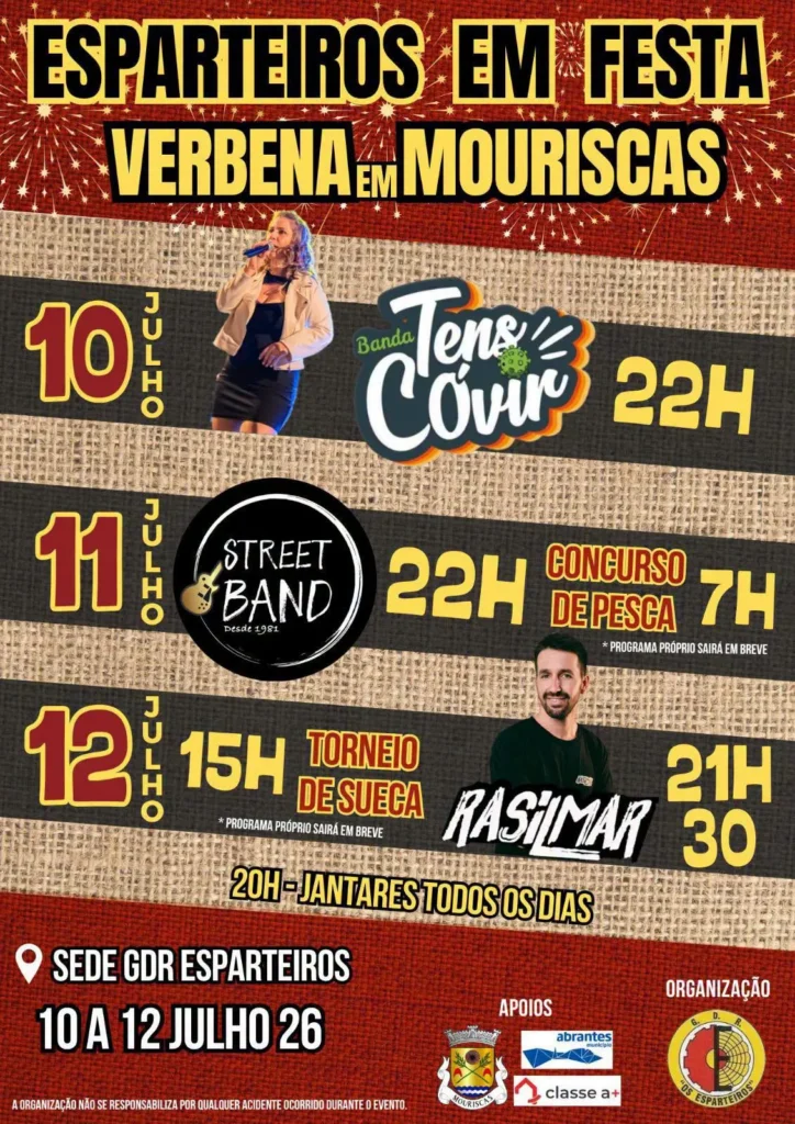 Festas de Mouriscas, Abrantes 2026