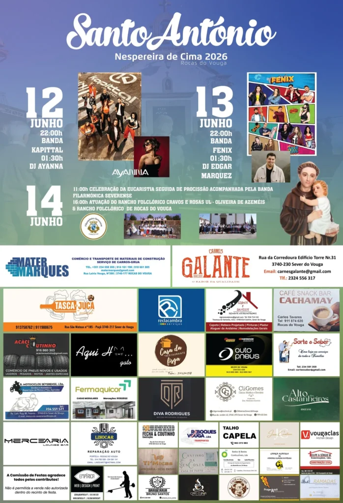 Festas de Nespereira de Cima (Santo António) 2026