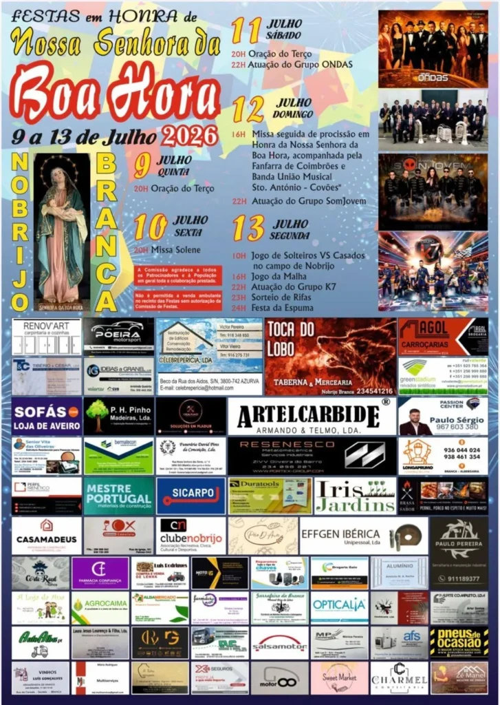 Festas de Nobrijo (Senhora da Boa Hora) 2026