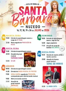 Festas de Nuzedo (Santa Bárbara) 2026