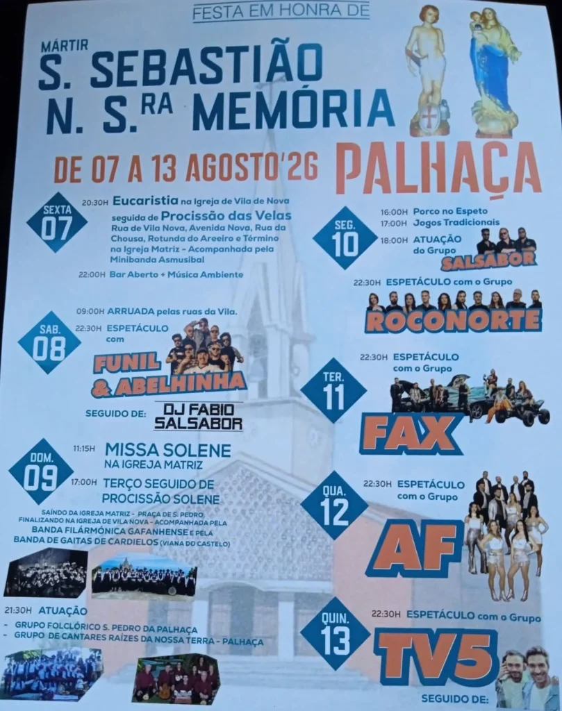 Festas da Palhaça (São Sebastião) 2026
