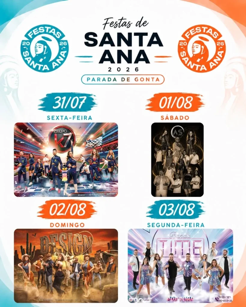 Festas de Parada de Gonta (Santa Ana) 2026