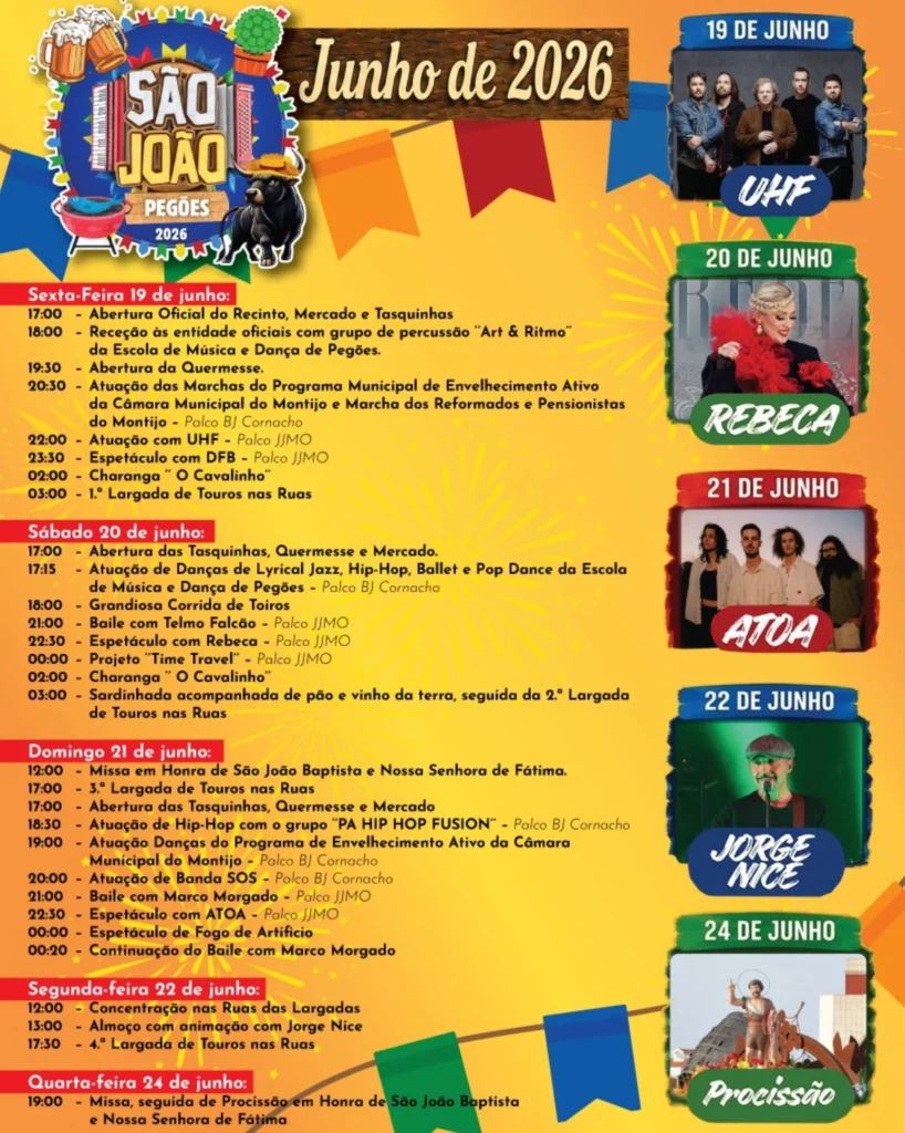 Festas de Pegões (São João) 2026