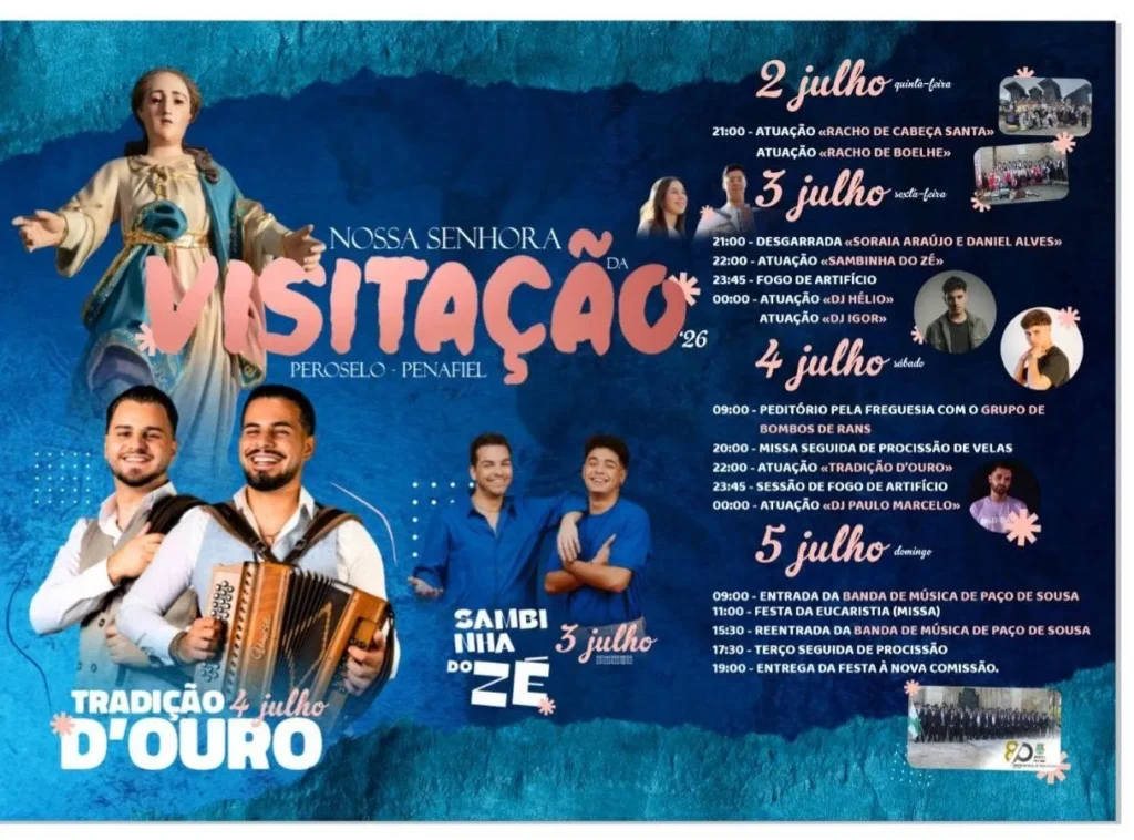 Festas de Peroselo, Penafiel (Senhora da Visitação) 2026