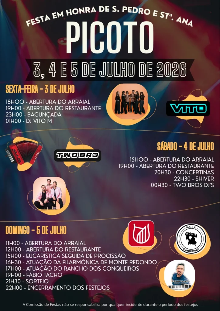 Festas de Picoto (São Pedro) 2026